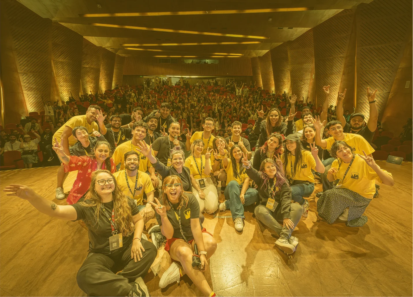 JSConf Chile — foto grupal